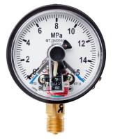 Вакуумметры, мановакуумметры, манометры электроконтактные пылевлагозащищенные ДВ2010ф, ДА2010ф, ДМ2010ф IP53