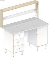 Стол пристенный физический ЛАБ-1500 ПФ