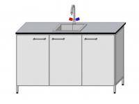 Стол лабораторный С-6ПА-010
