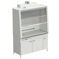 Шкаф вытяжной без подвода воды с ВЗБ светильником 1520х750х2160 мм, раб. поверхность - LABGRADE