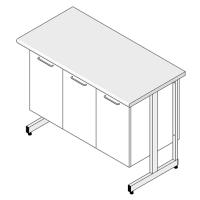 Стол-тумба СЛ-212. корпус металл серия "Премиум"