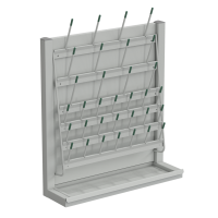 Сушилка 500x150x550 мм настенная, серый металл