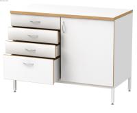 Стол-тумба СОВЛАБ-1200 4Я-1Д-К12