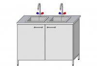 Стол лабораторный С-5_2КГ-11