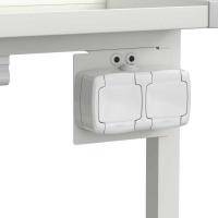 Панель с электрикой для нижней полки 130х109х85 мм