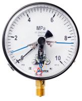 Вакуумметры, мановакуумметры, манометры электроконтактные пылевлагозащищенные ДВ2005ф, ДА2005ф, ДМ2005ф IP53