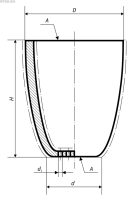 Тигель фарфоровый Гуча № 5