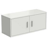 Полка настенная 900х340х380 мм, белый металл