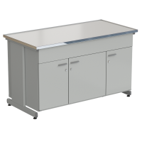 Стол-тумба 3 двери 1515х750х900, LABGRADE-лайт