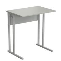 Стол ученический упрощенный 700х500х760 мм, раб. поверхность - ЛАМИНАТ СЕРЫЙ