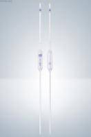 Пипетка волюметрическая Hirschmann 100 мл класс AS, с одной меткой, светлое стекло, синяя градуировка