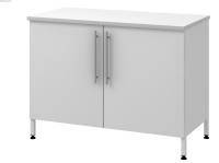 Стол пристенный на опорной металлической тумбе Modern -1200 ПТД