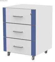 Тумба подкатная из меламина ЛАБ-PRO ТПЯ3 50.50.67