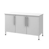 Стол пристенный на опорной металлической тумбе Modern -1500 ПТД Ламинат