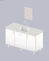 Стол-Мойка ЛАБ-1500 МОП