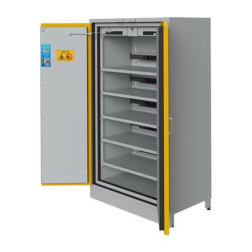 Шкаф для хранения и зарядки литий-ионных аккумуляторов Совлаб Ш-ЛВЖ-1200АК