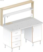 Стол пристенный химический ЛАБ-1500 ПФМ