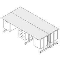 Стол лабораторный островной СЛ-221 серия "Премиум"