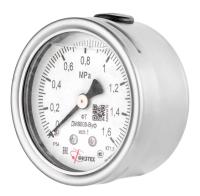 Вакуумметры, мановакуумметры, манометры виброустойчивые ДВ8008-ВУф, ДА8008-ВУф, ДМ8008-ВУф исп 1