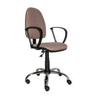 Стул лабораторный Стл-5 хром, кожзам