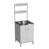 Стол-мойка с сушкой СТм-101/1. корпус ЛДСП серия "Стандарт"