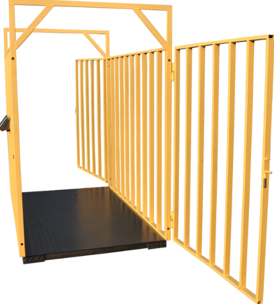 Весы для взвешивания животных ВЭТ-1-1000П-1С-Ж (1000х1500)