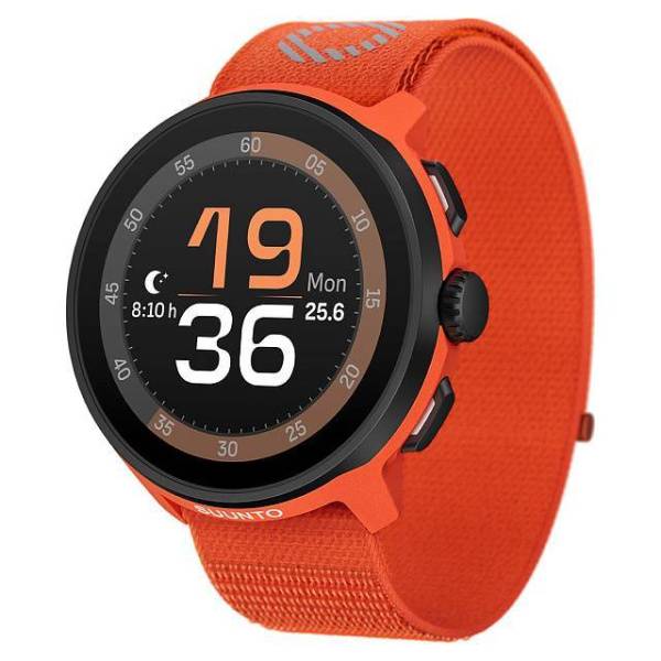Часы SUUNTO RUN Coral Orange с текстильным ремешком