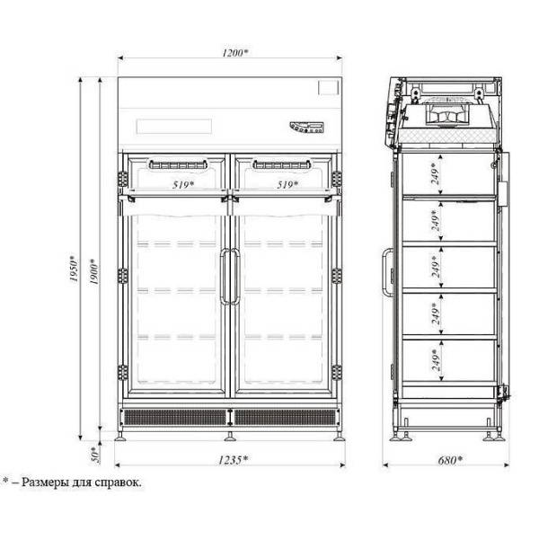 Шкаф стерильного хранения для фармацевтических производств 2R-S.422-12PHARM