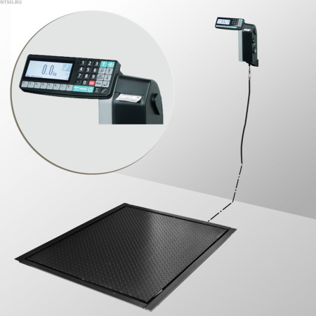 Весы врезные платформенные с печатью этикеток 4D-PMF-2-1500-RL