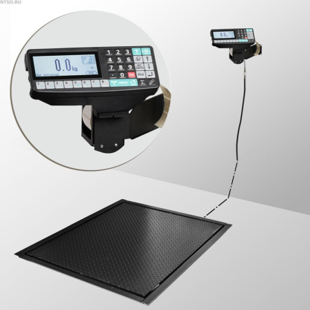 Весы врезные платформенные с печатью этикеток 4D-PMF-3-2000-RP