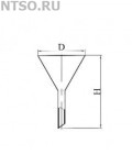 Воронка кварцевая D 90 мм  - Всё Оборудование.ру : Купить в Интернет магазине для лабораторий и предприятий