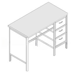 Стол для врача рабочий МА-4.1 - Всё Оборудование.ру : Купить в Интернет магазине для лабораторий и предприятий