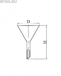 Воронка кварцевая D 45 мм  - Всё Оборудование.ру : Купить в Интернет магазине для лабораторий и предприятий